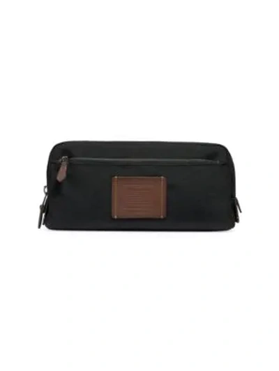 Coach Double Zip Kit Bag In Black