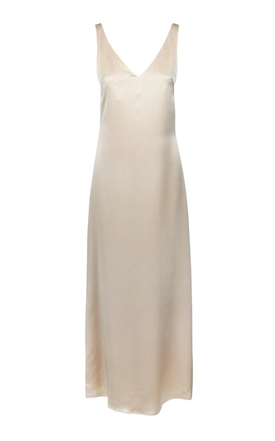 La Collection Grace Silk Sleeveless Maxi Dress In Pink