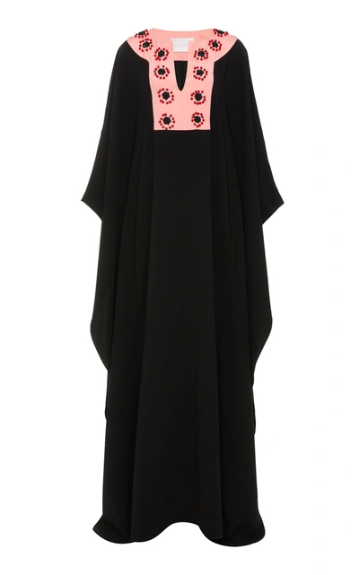 Leal Daccarett Guajira Embellished Caftan In Black