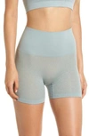 Yummie Ultralight Seamless Shaping Shorts In Silver Blue