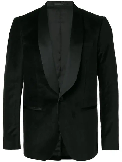 Mauro Grifoni Classic Fitted Blazer In Black