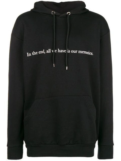 Throwback Memories Hoodie In Black