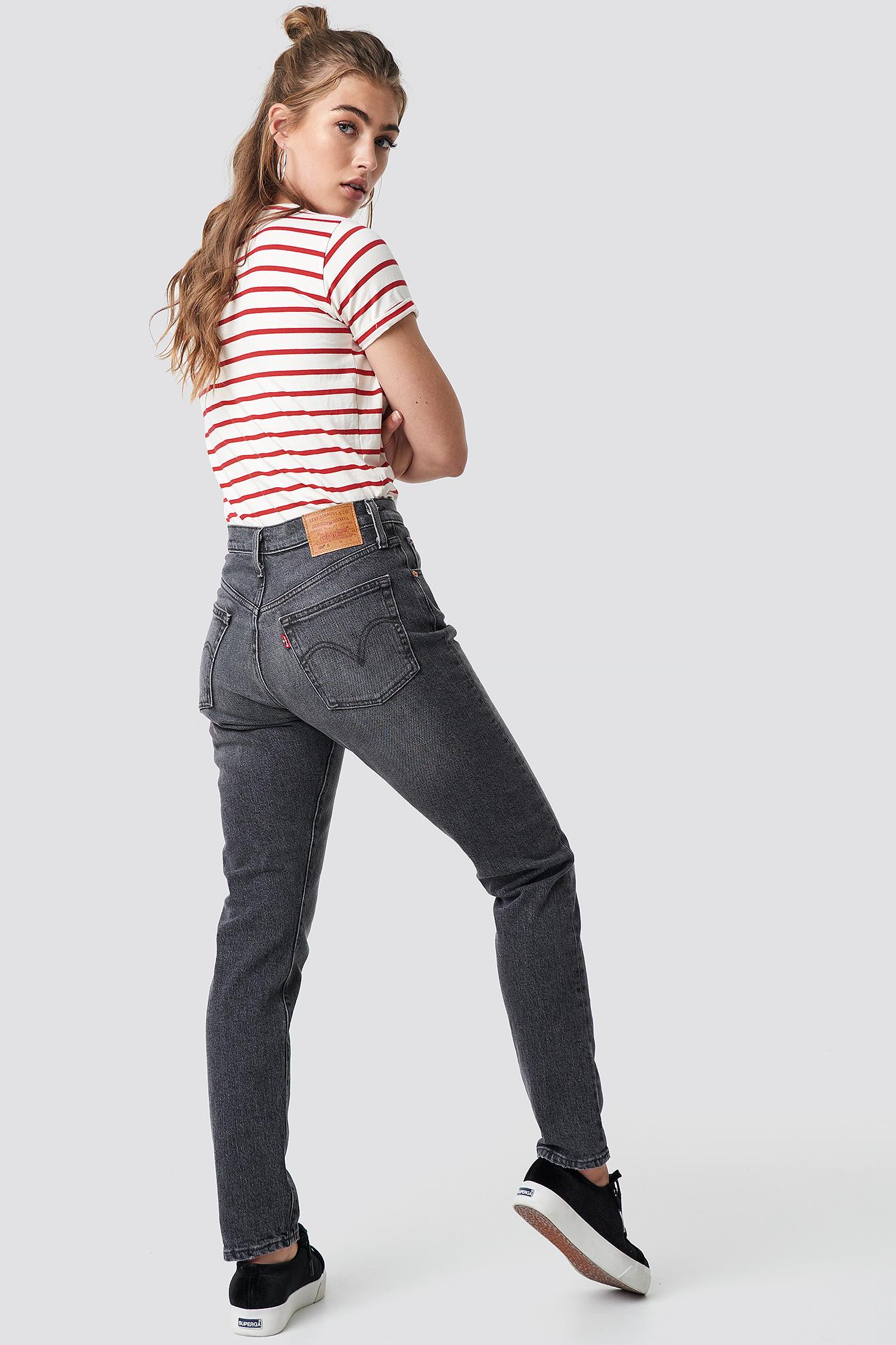 levi's 501 skinny coal black