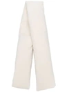 Rick Owens Padded Scarf In White