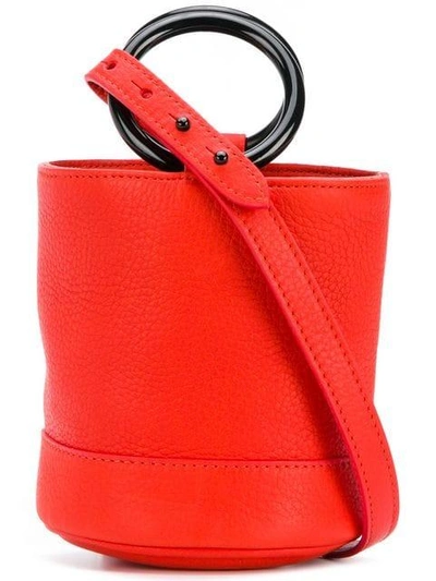 Simon Miller Bucket Tote Bag - Red In Yellow