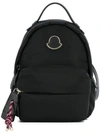 Moncler Logo Patch Backpack - Black