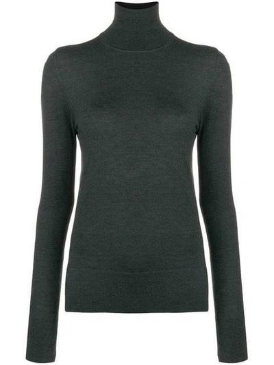 Joseph Lightweight Turtleneck Sweater - Green