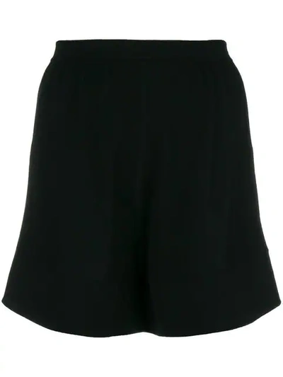 Rick Owens High-waisted Shorts In Black