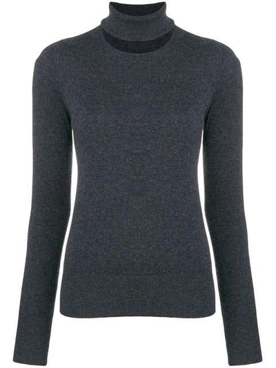 Chalayan Pullover Mit Geschlitztem Ausschnitt In Grey