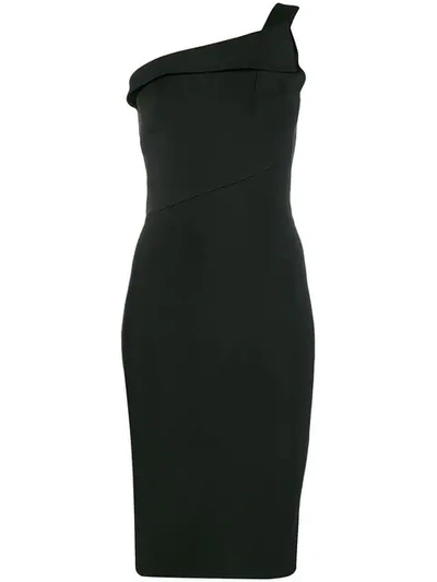 Roland Mouret Fitted Silhouette Dress In Black