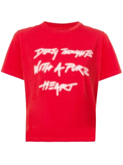 Amiri Dirty Thoughts T In Red/white