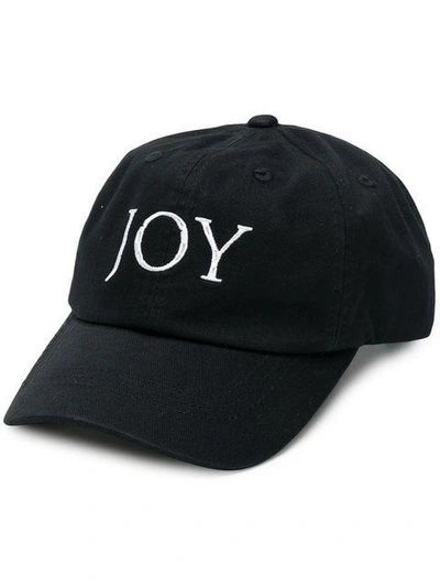 Misbhv Joy Embroided Hat  In Black
