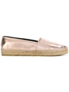 Saint Laurent Monogram Espadrilles - Pink