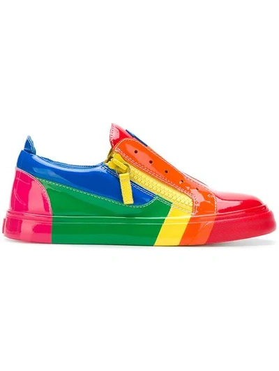 Giuseppe Zanotti Design Rainbow Low-top Sneakers - Red