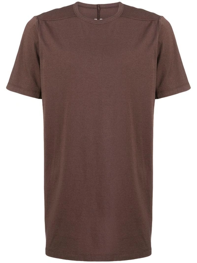 Rick Owens Crewneck T-shirt - Brown