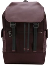 Bottega Veneta Intrecciato Panel Backpack In Brown