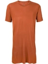 Rick Owens Longline Crewneck T-shirt - Orange