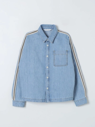 Palm Angels Shirt  Kids Kids Color Denim