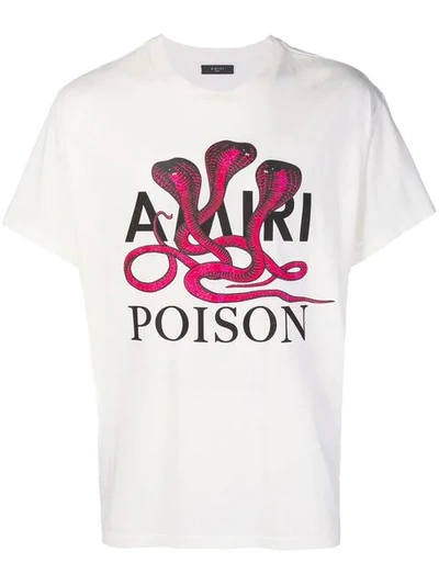 Amiri Cobra Print T-shirt - White