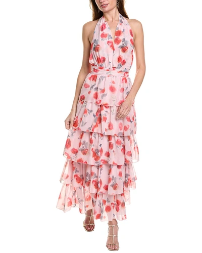 Ipponelli Halter Maxi Dress In Pink