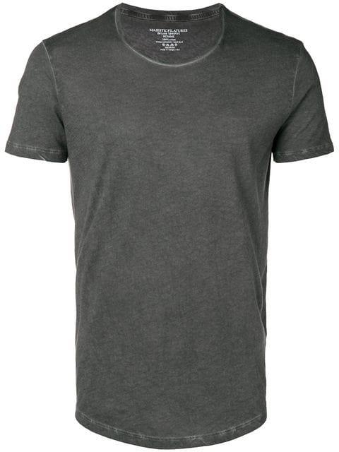 Majestic Filatures Crewneck T-shirt - Grey | ModeSens