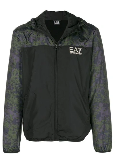Ea7 Emporio Armani Zipped Sports Jacket - Black