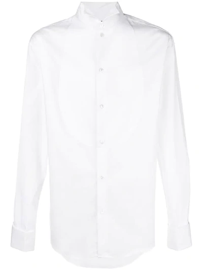 Emporio Armani Classic Plain Shirt In White