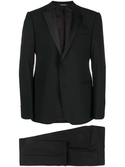 Emporio Armani Classic Two-piece Suit In Black