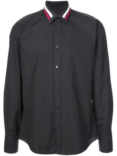 Givenchy Embellished Collar Shirt In Black