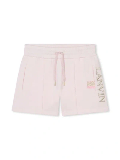 Lanvin Kids Shorts In Pink