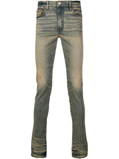 Amiri Slim-fit Fade Effect Jeans - Blue