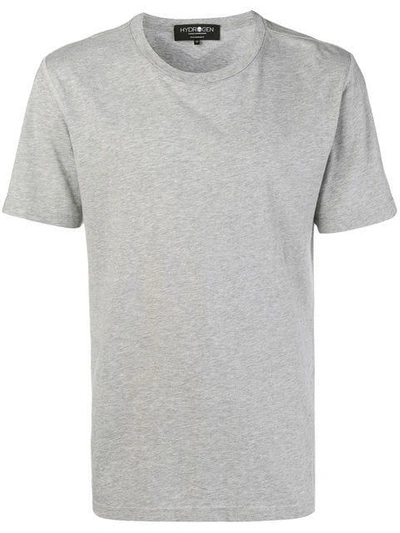 Hydrogen Logo Print T-shirt In Grey