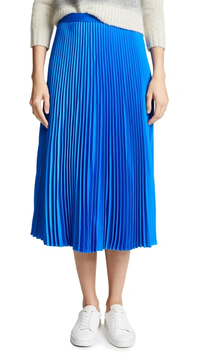 Club Monaco Anninna Skirt In Blue Orchid