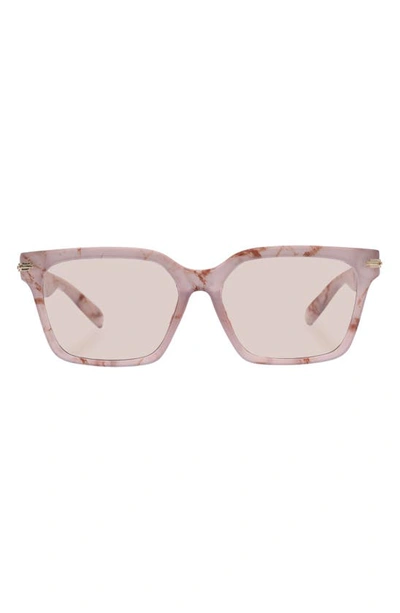 Aire Galileo 56mm Square Sunglasses In Misty Marble
