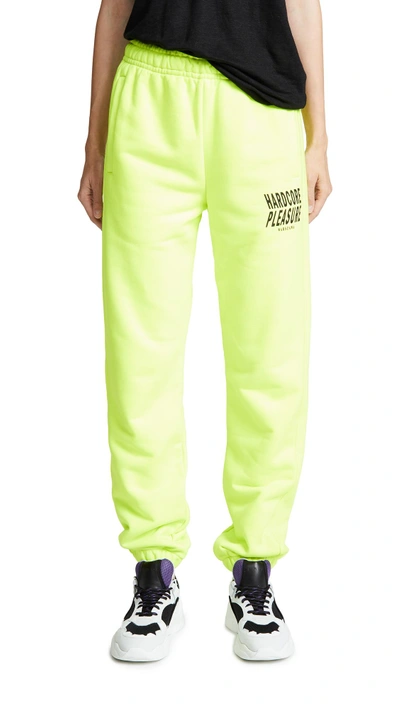 Misbhv Hardcore Sweatpants In Neon