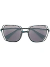 Kuboraum H14 Sunglasses In Metallic