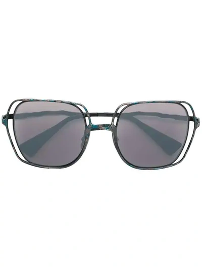 Kuboraum H14 Sunglasses In Metallic