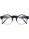 Kuboraum K10 Glasses In Brown