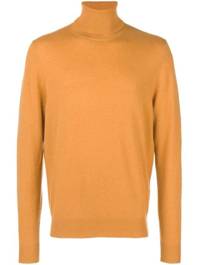 Chalayan Split Roll Neck Jumper In Yellow