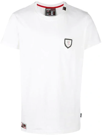 Plein Sport Football T-shirt In White