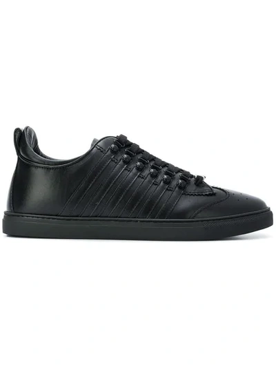 Dsquared2 Hiker Laced Sneakers - Black