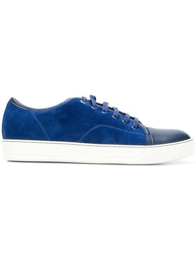 Lanvin Toe-capped Sneakers In Blue