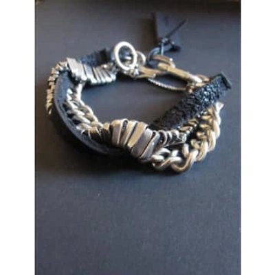 Goti 925 Silver Bracelet Br 1168 In Metallic
