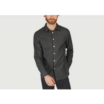 Ps By Paul Smith Button-down Shirt In Black