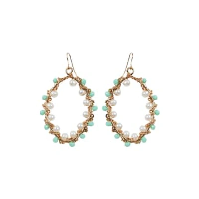 Eb & Ive Essence Earring In Gold