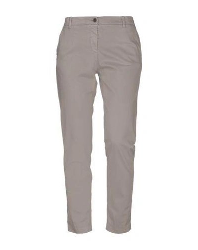 Armani Jeans Casual Pants In Dove Grey