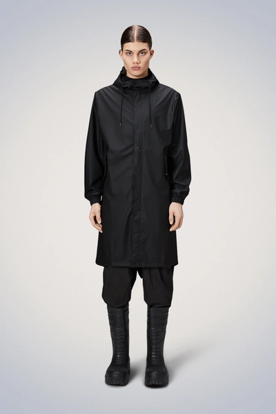 Rains Fishtail Parka In Black