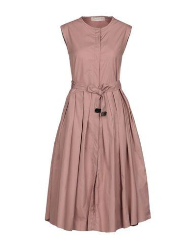 Max Mara Knee-length Dress In Pastel Pink