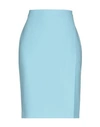 Boutique Moschino Midi Skirts In Sky Blue