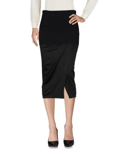 Donna Karan 3/4 Length Skirts In Black